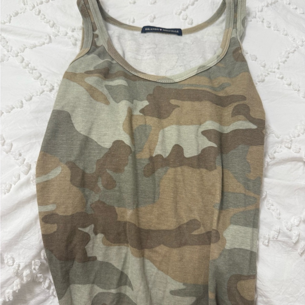 Brandy Melville Camouflage Tank Top
